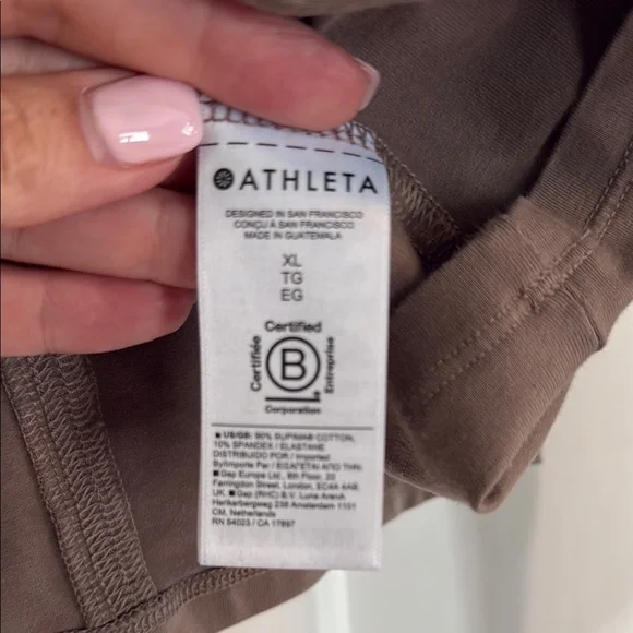 Athleta Brown Long Sleeve Top - Picture 3 of 10